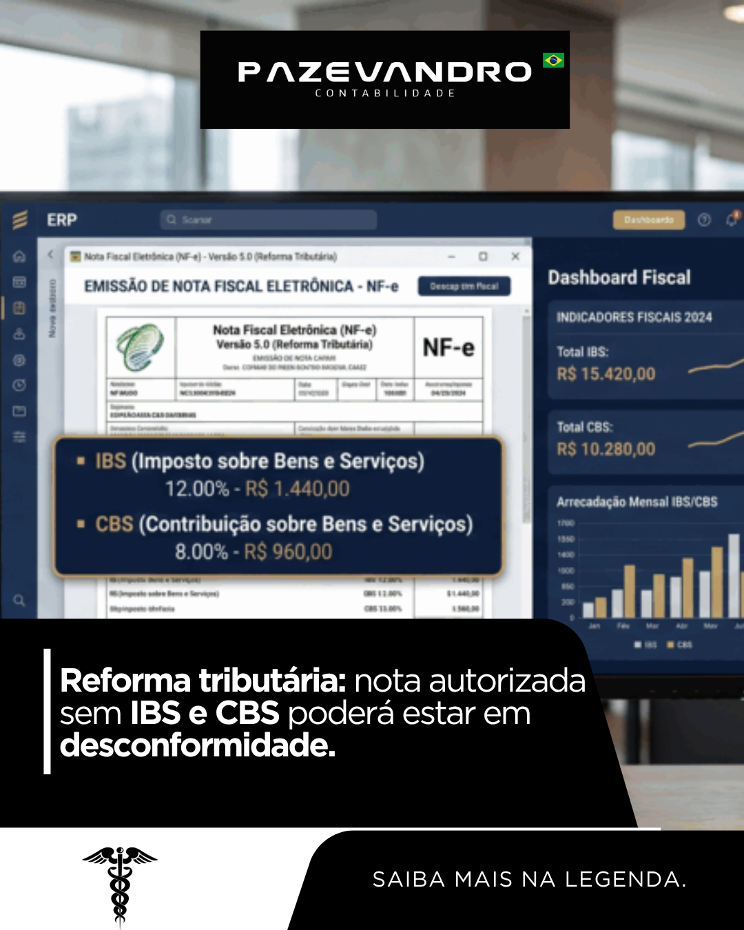 Leia mais sobre o artigo Reforma tributária: nota autorizada sem IBS e CBS poderá estar em desconformidade