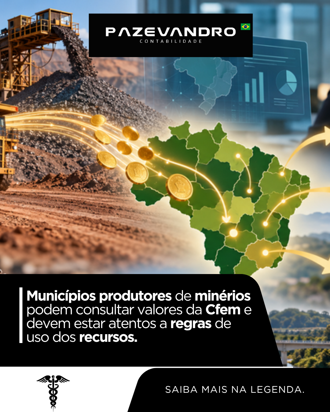 Leia mais sobre o artigo Municípios produtores de minérios podem consultar valores da Cfem e devem estar atentos a regras de uso dos recursos
